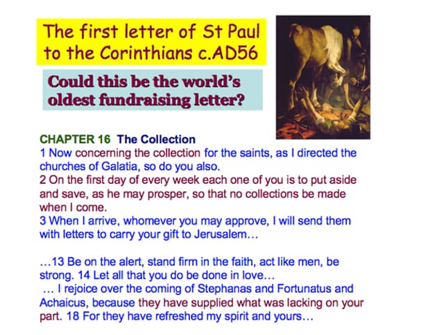 First letter of St Paul
