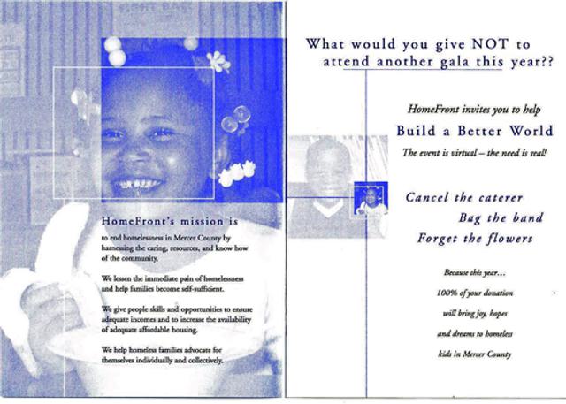 The invitation leaflet.