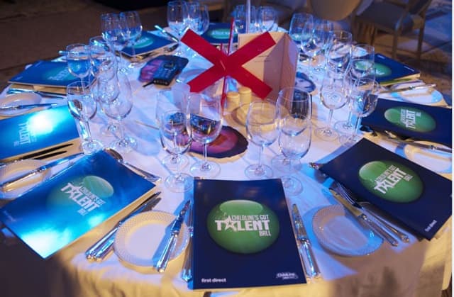 The ChildLine ball 2010 was themed to the popular TV series, Britain’s Got Talent.