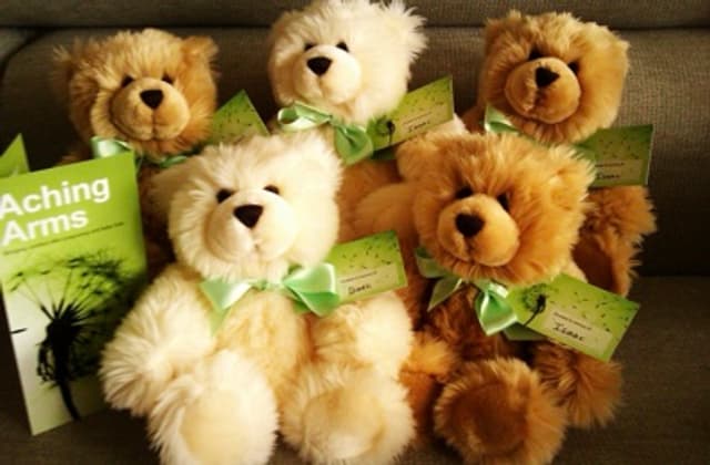 More Aching Arms’ teddy bears.